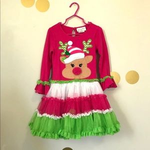 Emily Rose Reindeer Dress size 4 Girls